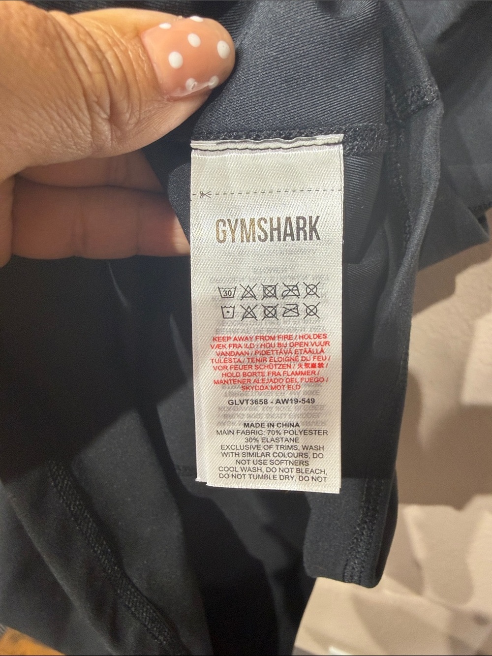 Gymshark Dreamy Vest size M in black - Picture 6 of 6